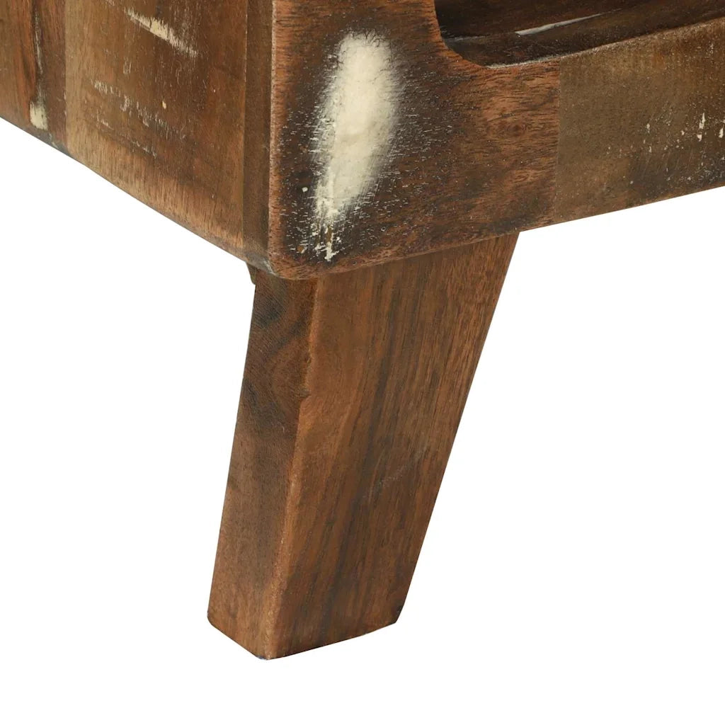 Tavolino da salotto 90 x 50 x 35 cm Legno Recuperato Massello 4104530