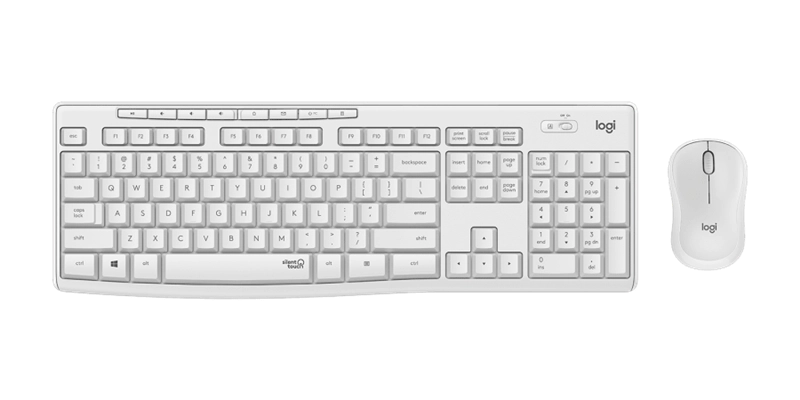 ORIGINAL Logitech Accessori per computer Bianco 920-009819 MK295 - Tastatur