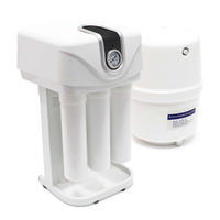 Naturewater Impianto osmosi inversa, filtrazione a 5 stadi 180 litri/g con pompa alloggiamento antipolvere e manometro