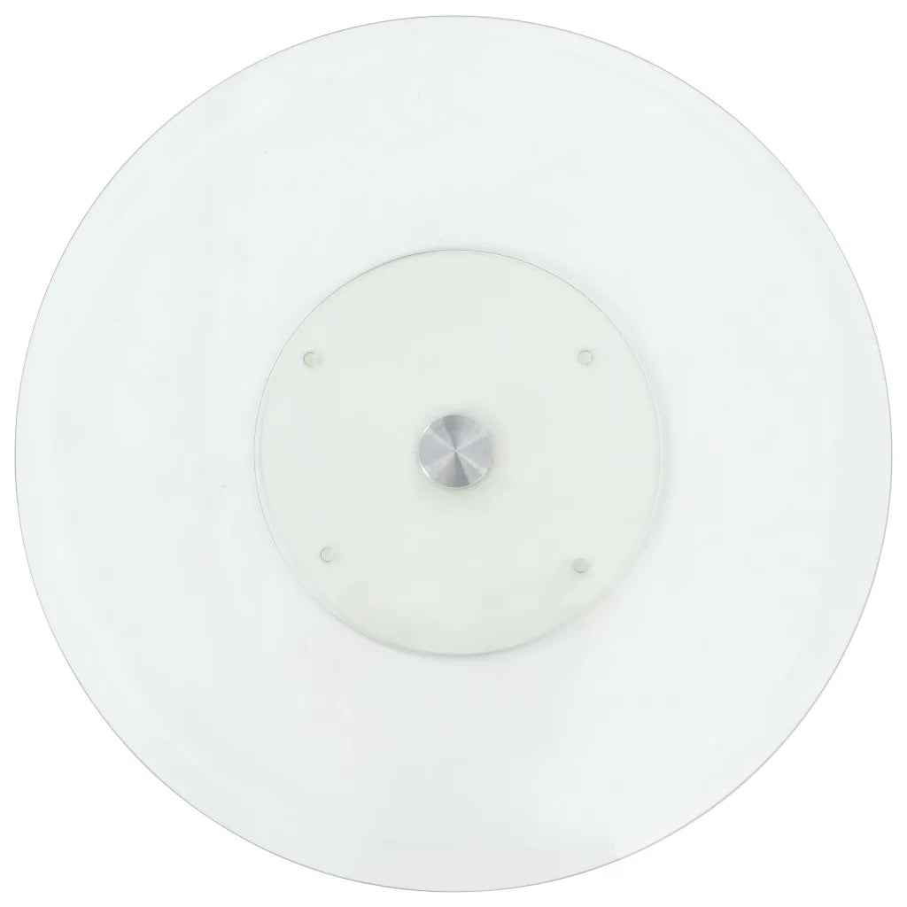 Vassoio Girevole Trasparente 60 cm Vetro Temperato CFW1968932