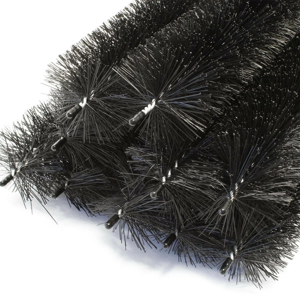 Confezione da 10 spazzole per grondaie lunghezza 120 cm diametro 12 cm protezione delle foglie contro martore e ricci 16_0001491