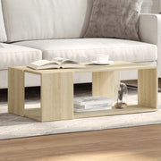 Tavolino Salotto-Tavolino da soggiorno-Tavolo Rovere Sonoma 89,5x48x30 cm Legno Multistrato