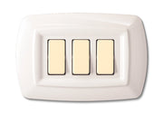 TONDO PLACCA MAGIC PLAST 3P BIANCO- ELETTROCANALI- 10,0 pz