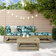 Set Salotto da Giardino 4 pz in Legno Impregnato di Pinocod mxl 117958
