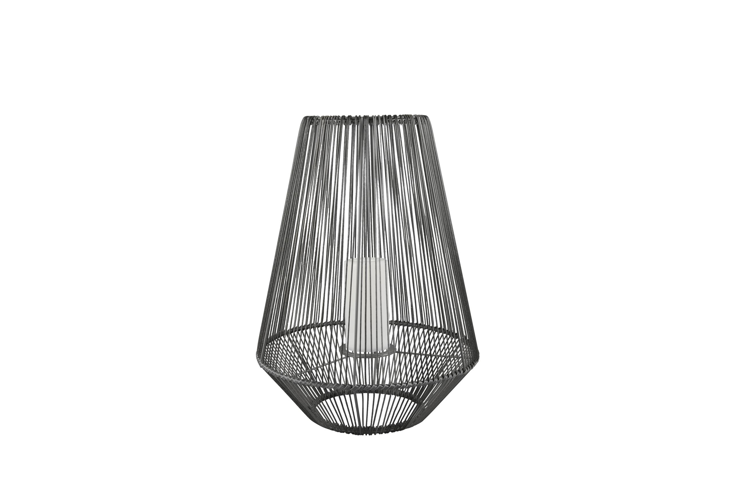 Lampada tavolo da Esterno a LED in Plastica Grigio
