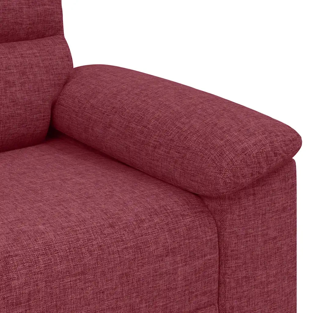Divano Sedia-Poltrona Rosso Vino 100x81x84 cm in Tessuto
