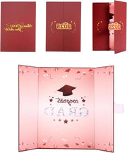 Gastenlibro Plus 2025 Rosso e Oro - Copertina Rigida Creativa - Album di Ricordo Unico - Regalo di Laurea Lussuoso - Condividi Ricordi con Famiglia e Amici.