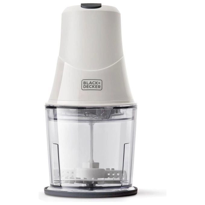 Black & Decker BXCH260E tritaverdure elettrico 0,5 L 260 W Trasparente, Bianco