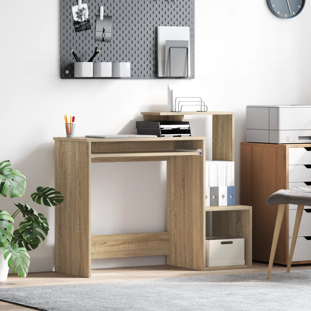 Scrivania in Roverella Roverella MDF con impiallacciatura in rovere