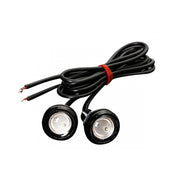 Trade Shop - Coppia Lampade Lampada Luci Auto Cob 12v 3w Bianco Led Canbus Eagle Eye Marcia -