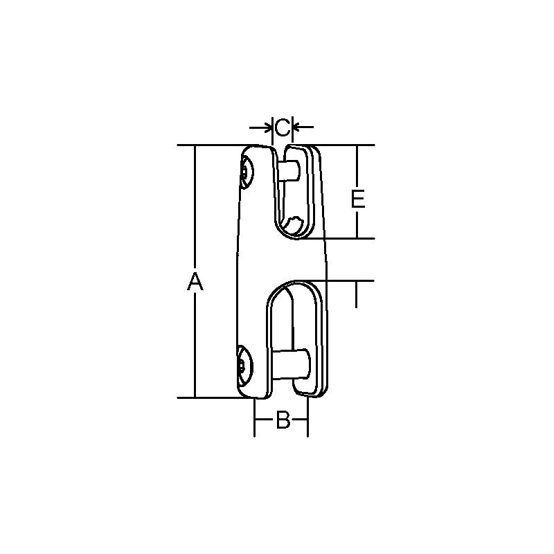 GIUNTO INOX 316 FISSO Ø MM.10-12