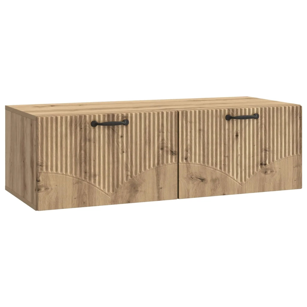 Mobile Porta TV da Muro Rovere Artigianale 98 x 41 x 30 cm 899044