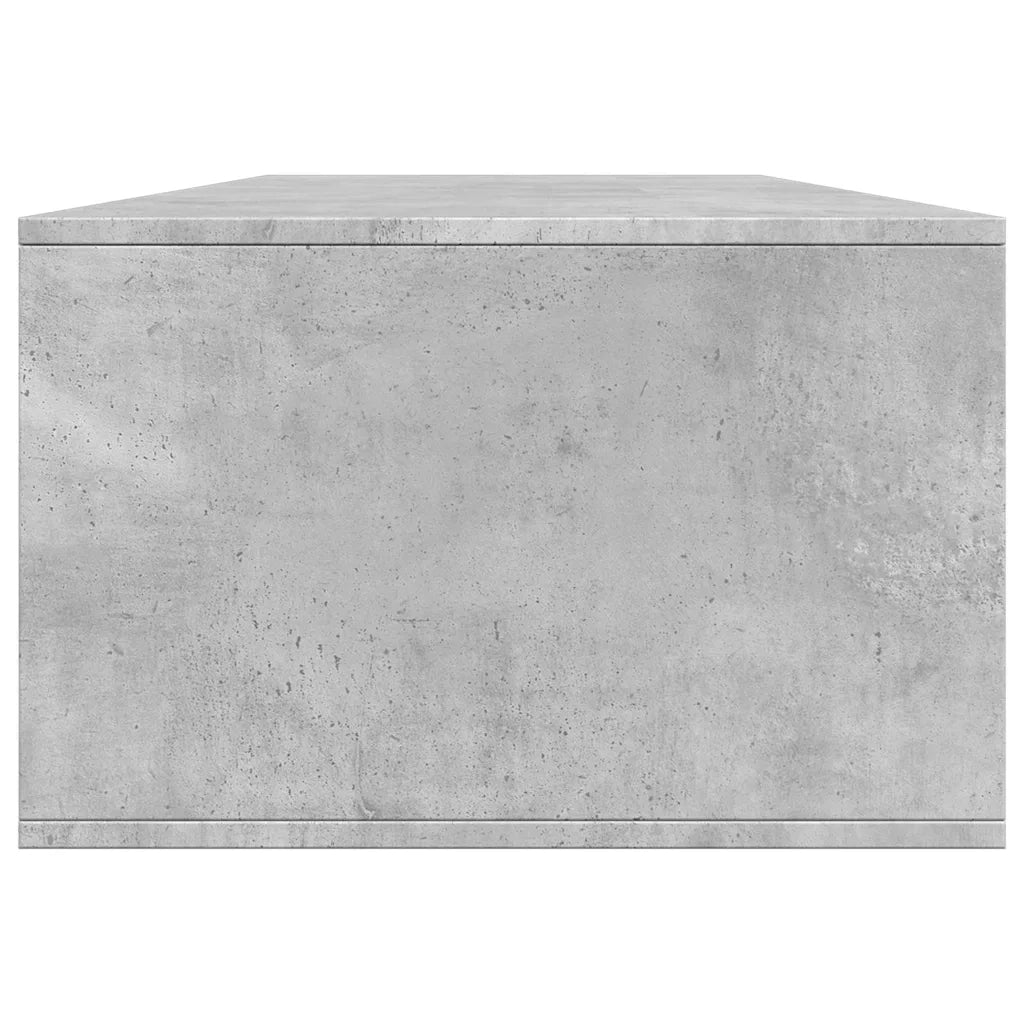 vidaXL Tavolino Salotto Grigio Cemento 102x55x35 cm Legno Multistrato