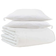 Piumone | Duvet Invernale con cuscino 3 pz Bianco Piuma d'anatra