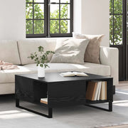 Tavolino da salotto Rovere Nero 80 x 80 x 36,5 cm 881671