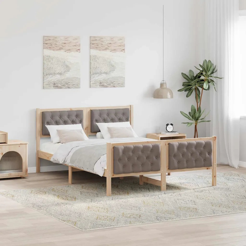 Struttura del letto Talpa 140 x 190 cm Pino massello 3394296