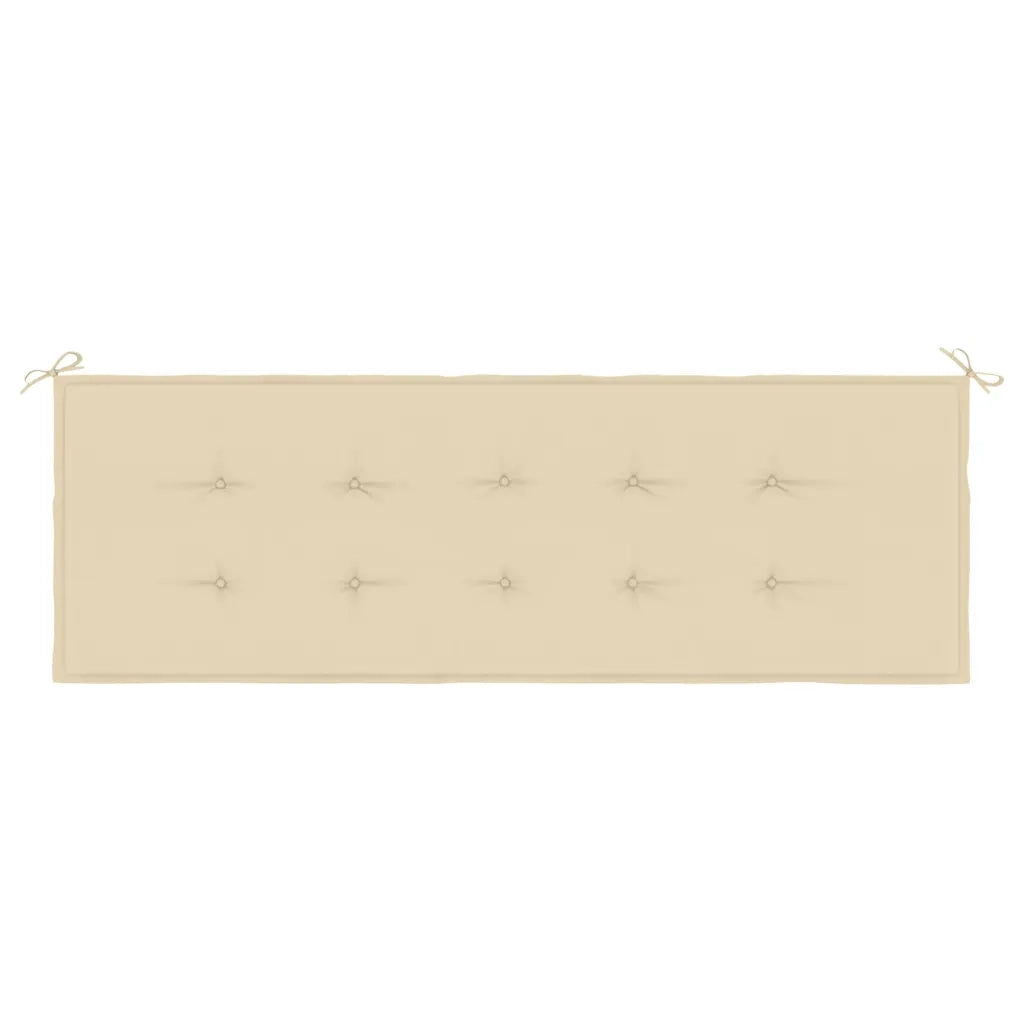 Cuscino per Panca da Giardino Beige 150x50x3 cm cod mxl 68526