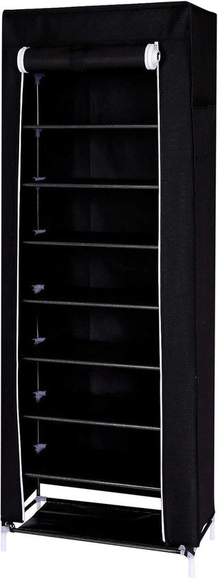 Vasca di stoccaggio piccola con coperchio - ordinata, elegante - 1 pezzo - nero - 60x160x30 cm