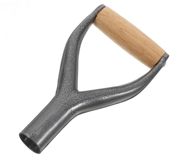 Manubrio Tornio Ergonomico a Y - Antiscivolo - Materiale Duraturo - Manubrio Sostituibile - Per Attrezzi da Giardino - Manubrio da Giardino