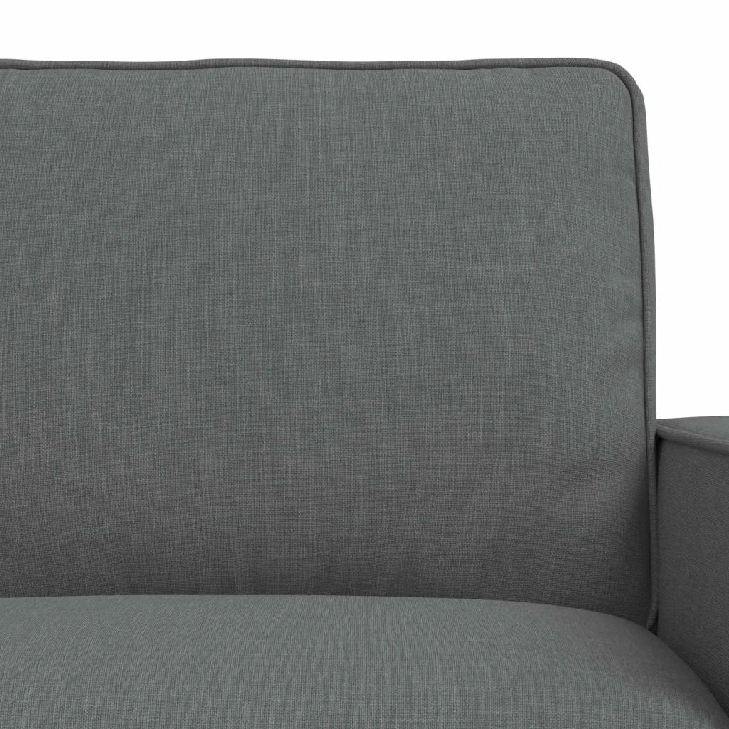 Set di divani 2 pcs Grigio scuro 222 x 80 x 82 cm Tessuto 3407589