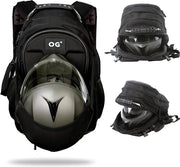 Zak da Motor per Motociclisti, Impermeabile, 30-35L, Telaio per Moto, Tas per Motociclisti, Tas per Cappello, Porta Laptop, USB, Riflettente, Grande Capacità