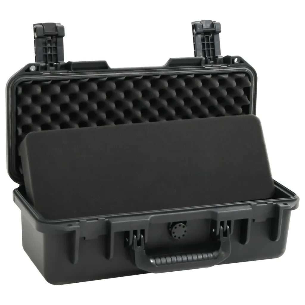 Valigetta da Volo Portatile Nera 46,5x21,5x17,5 cm in PP CFW6004191
