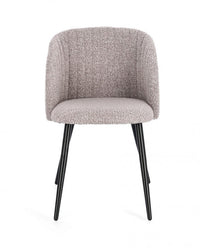 Set 2 Sedie 53x57x81,5 cm Queen in Bouclè