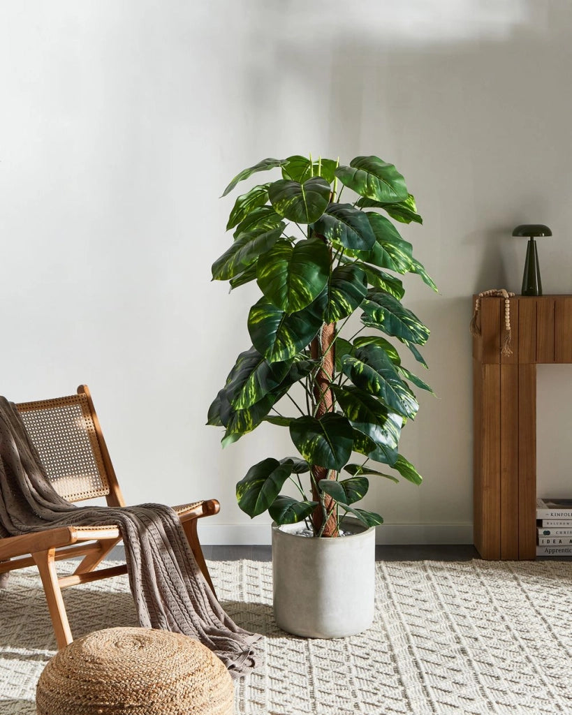 Pianta artificiale in vaso Materiale sintetico 122 cm Accessorio decorativo per interni
