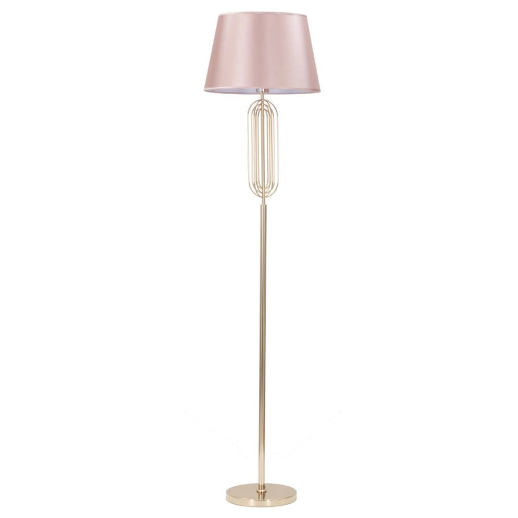 Lampada da Terra VKH188, Rosa, Metallo, 40x40x168,5 cm