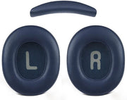 Set di sostituzione per cuffie in cuffia JBL Tune 700BT/710BT/720BT/750BTNC/760NC/770NC, copricaviglia con cuscinetti di proteina + cintura per la testa