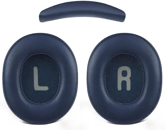 Set di sostituzione per cuffie in cuffia JBL Tune 700BT/710BT/720BT/750BTNC/760NC/770NC, copricaviglia con cuscinetti di proteina + cintura per la testa