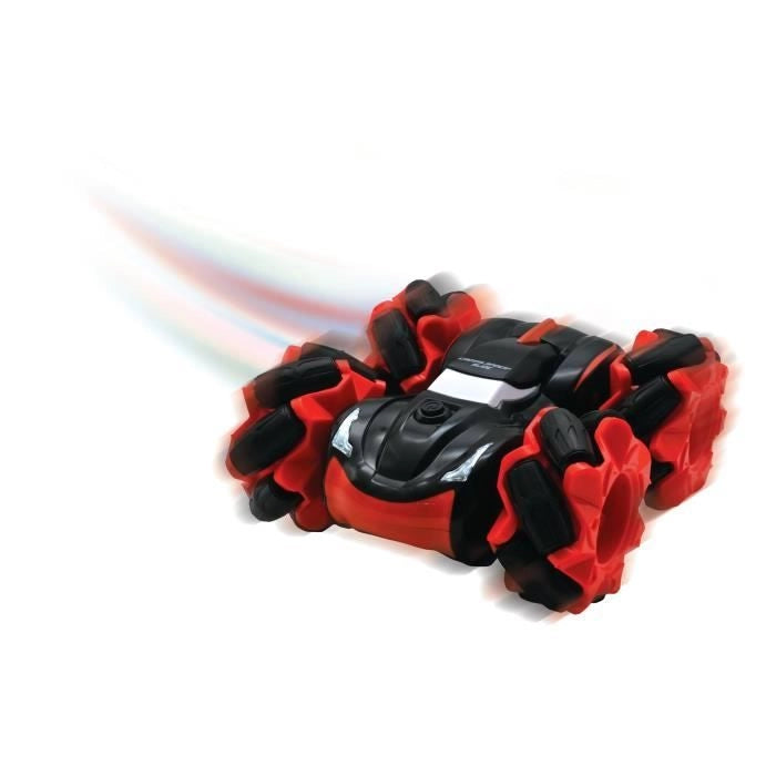LEXIBOOK - CROSSLANDER SLIDE - Auto telecomandata fuoristrada con rotazione bifacciale a 360 ed effetto luce