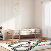 vidaXL Giroletto per Bambini 80x200 cm in Legno Massello di Pino