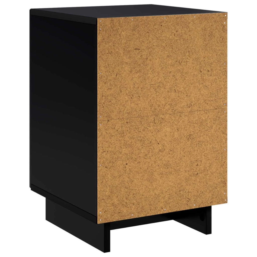 Armadio da Notte 2 pcs Nero 33,5 x 34,5 x 50 cm 8011408