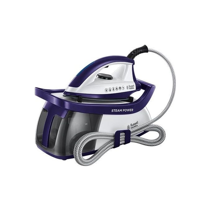 Russell Hobbs 24440-56 ferro da stiro a caldaia 2600 W 1,3 L Piastra in Ceramica Viola, Bianco