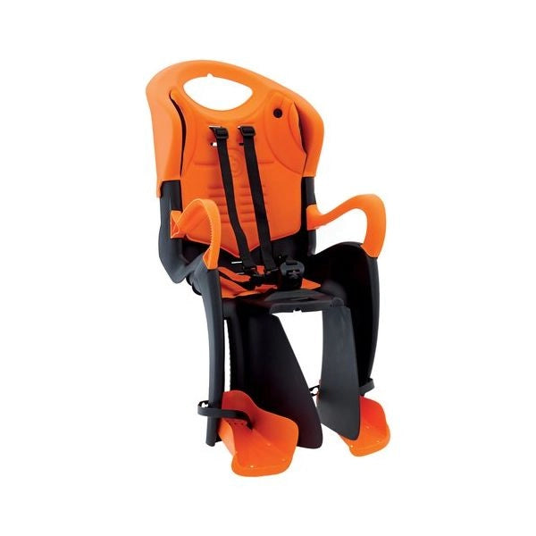 Seggiolino bici bellelli 1tgtm01 portapacchi posteriore tiger arancio