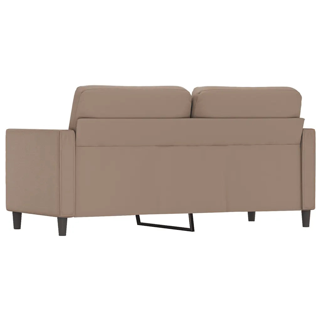 Divano a 2 Posti-Sofa 2 Posti Cappuccino 140 cm in Similpelle 607485