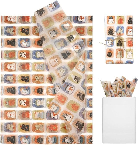 Veloce Adesivo 30 Vel 50x35cm con Disegno di Gatto Arancione per Feste di Compleanno e Matrimoni con Festa dei Cani DIY Attrezzi da Fai da Te