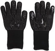 Manopole per forno resistenti al calore 800°C - in silicone - lavabili - lunghe maniche - manopole per barbecue - manopole per griglia
