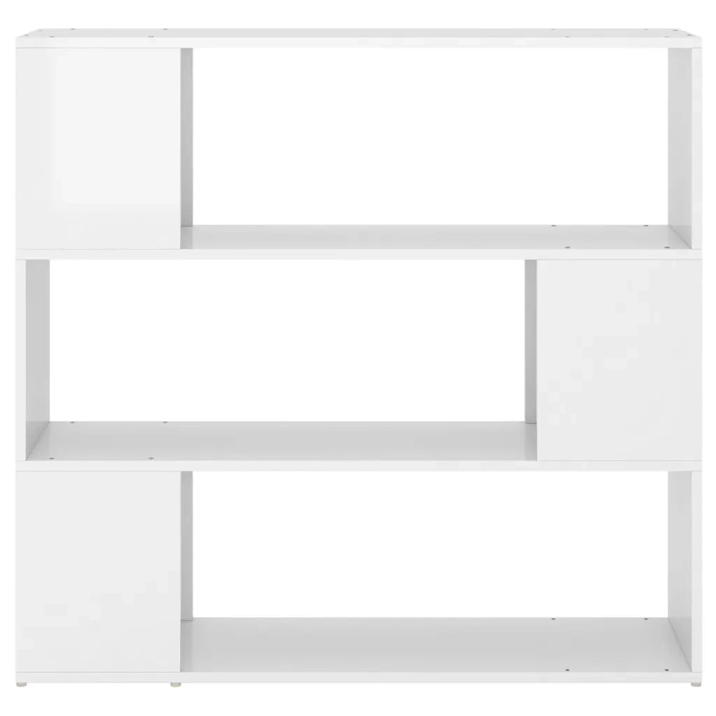 Libreria/Divisorio Bianco Lucido 100x24x94 cm 809185