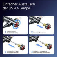 CUV-111 Chiarificatore acqua per laghetti Filtro luminoso 11W