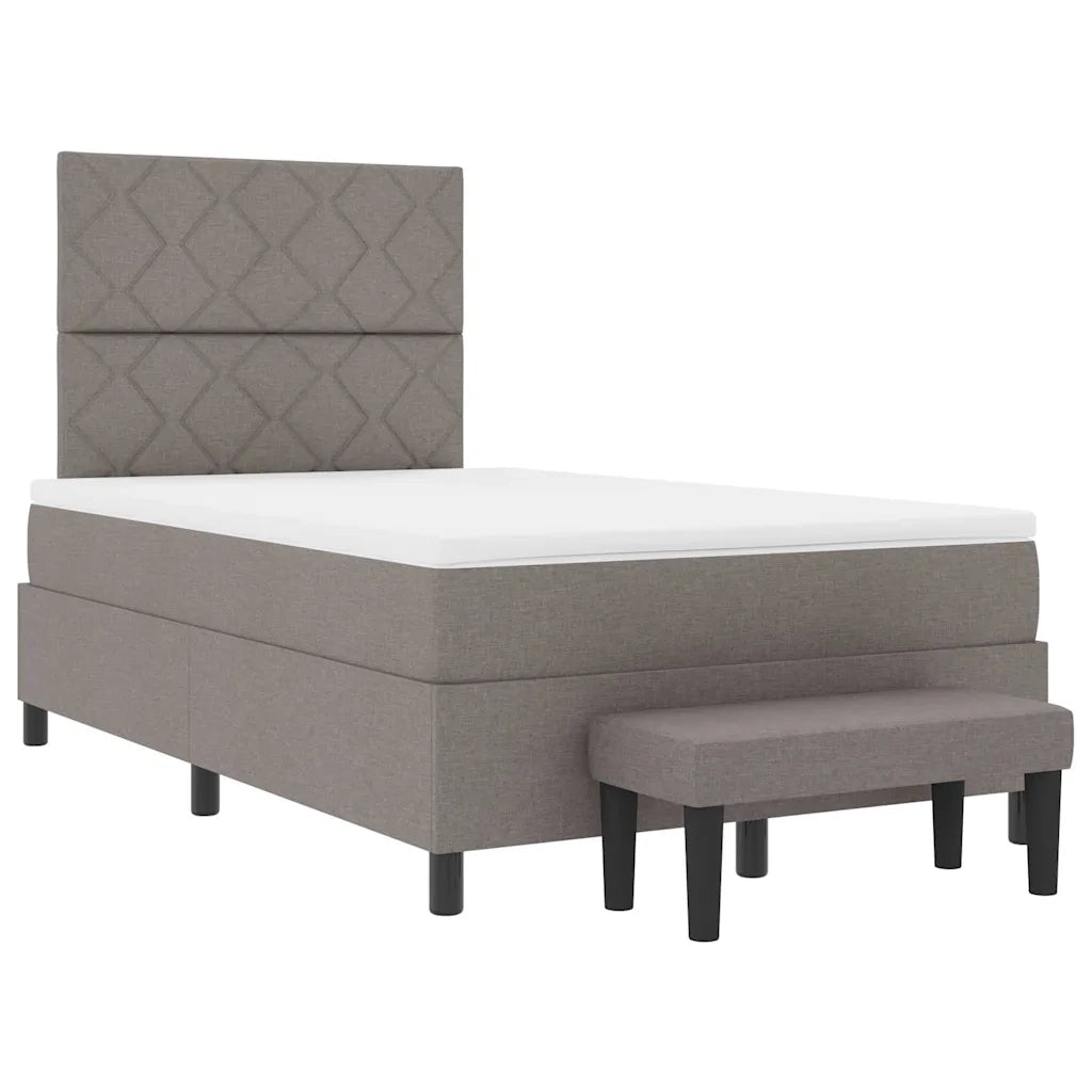 Letto a molle con testiera Talpa 120 x 190 cm Tessuto 3344132