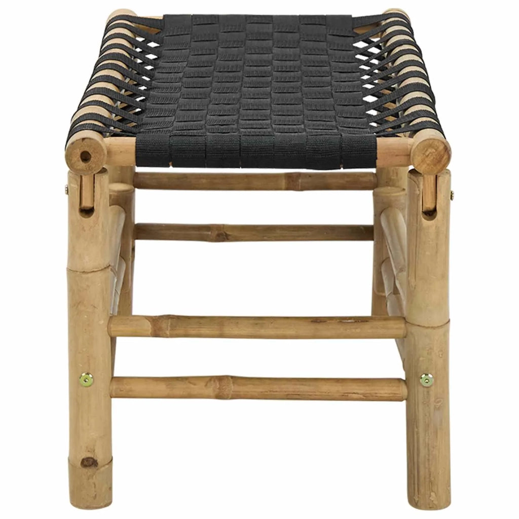 Panchina da giardino 80 x 38 x 40 cm Bambù Naturale