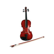 Violino 1/2 con montatura in legno completo di archetto tiracantino, colofonia ed astuccio sagomato antistrappo. - 8056734493818