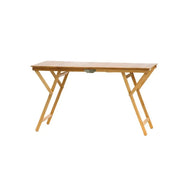 Tavolo pieghevole Laura in legno naturale cm 70x140x72h