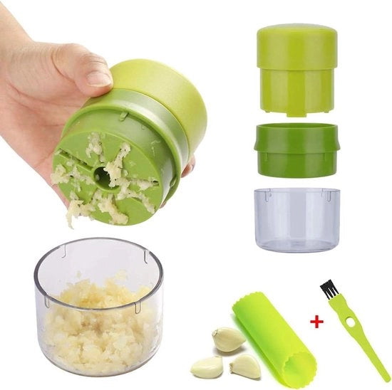 Spremifrutta multifunzionale per noci di macadamia zenzero - Strumento pratico per la cucina (Verde) spremifrutta