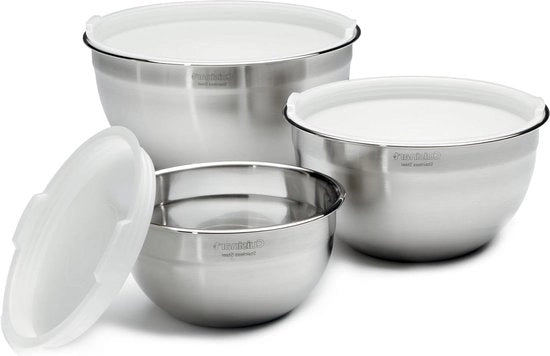 Set di Miscelazione con Copertura di Acciaio Inossidabile da 3 pezzi - CTG-00-SMB