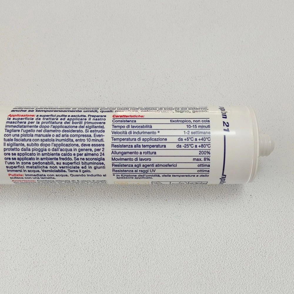 Saratoga 280ml npbn 21 silicone sigillante acrilico bianco per interni ed esterni