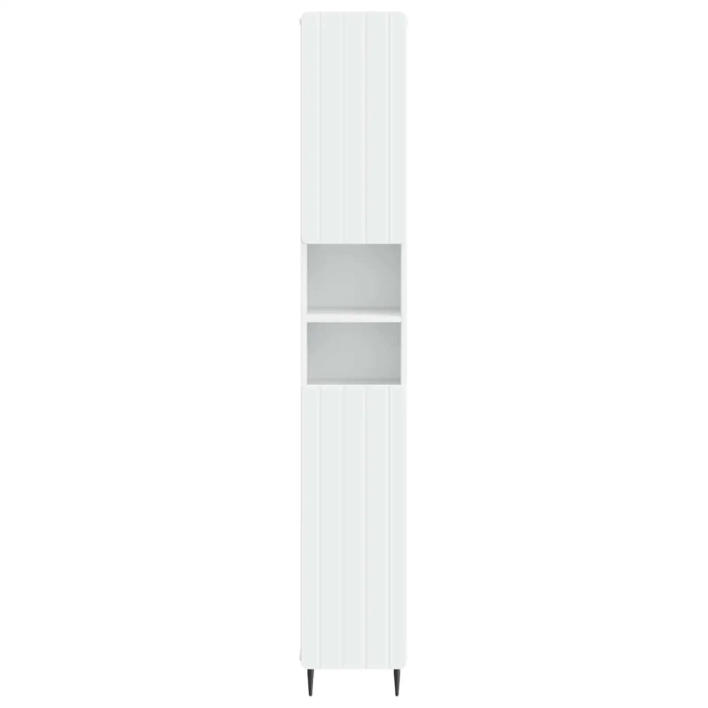 Armadio da Bagno con Ripiano Aperto ZWOLLE Bianco 896375