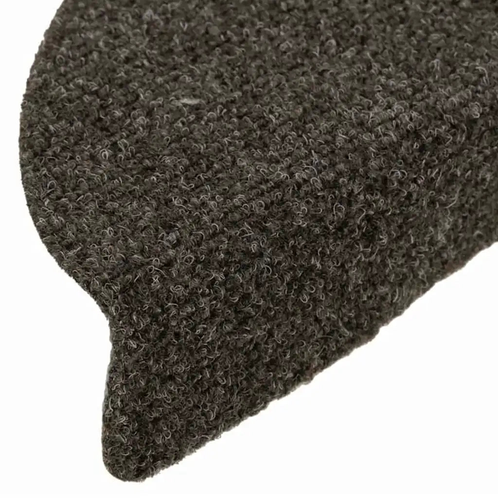 Tappetini per scale autoadesivi 5 pz | Gradini per Scale 56x17x3 cm antracite semicircolari